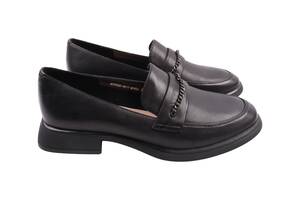Туфлі жіночі Molka чорні натуральна шкіра 290-23DTC 40