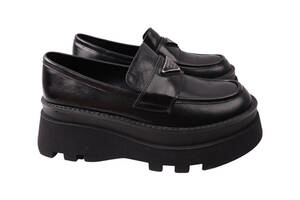 Туфли женские Oeego Черная натуральная кожа 93-21DTC 38
