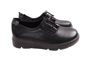 Туфли женские Renzoni черные натуральная кожа 797-23DTC 36
