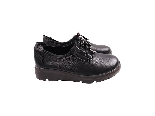 Туфли женские Renzoni черные натуральная кожа 797-23DTC 40