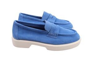 Туфлі жіночі Tucino блакитні натуральна замша 608-23DTC 40