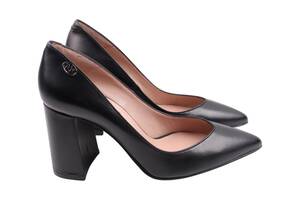 Туфлі жіночі Tucino чорні натуральна шкіра 599-23DT 38