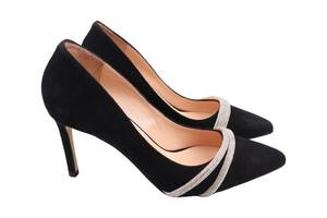 Туфлі жіночі Tucino чорні натуральна замша 613-23DT 38