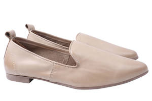 Туфлі жіночі з натуральної шкіри на низькому ходу Бежеві Bueno 235-21DTC 37