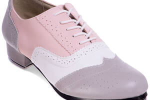 Туфли для степа и чечетки Zelart DN-3684 36 Серо-розовый (06363071)