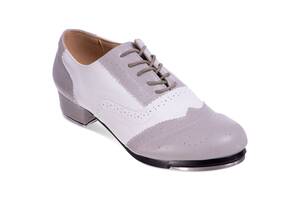 Туфли для степа и чечетки Zelart DN-3685 35 Серый-белый