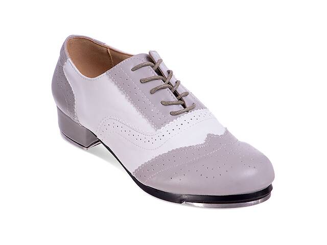 Туфли для степа и чечетки Zelart DN-3685 36 Серо-белый (06363073)