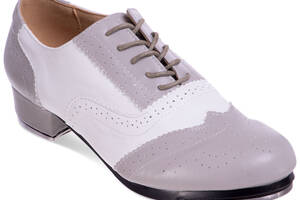 Туфли для степа и чечетки Zelart DN-3685 37 Серый-белый