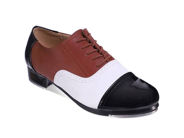 Туфли для степа и чечетки Zelart DN-3688 35 Черный-коричневый