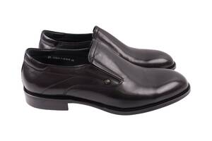 Туфли мужские Clemento черные натуральная кожа 75-24DT 39