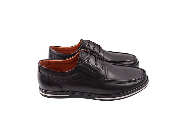 Туфли мужские Clemento черные натуральная кожа 79-24DTC 40