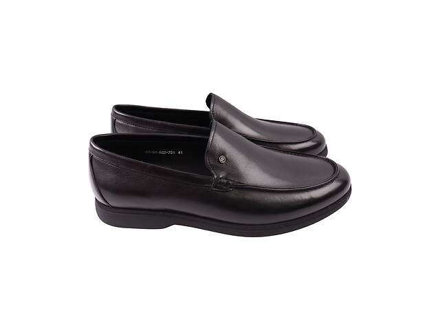 Туфли мужские Clemento черные натуральная кожа 80-24DTC 40