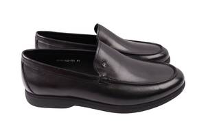 Туфли мужские Clemento черные натуральная кожа 80-24DTC 43