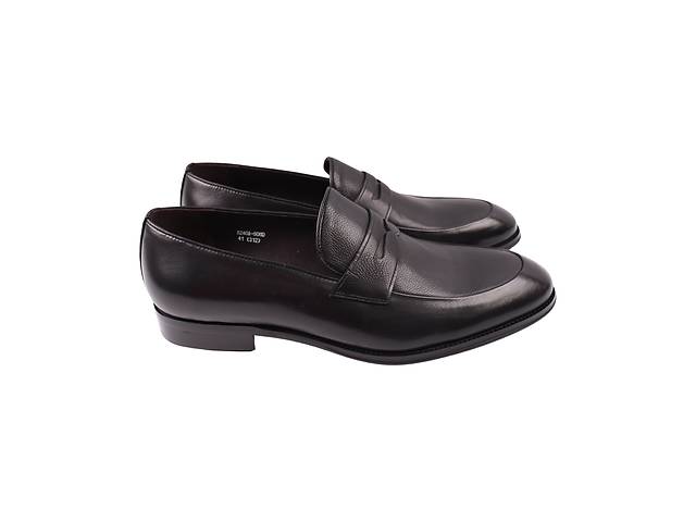 Туфли мужские Lido Marinozi черные натуральная кожа 336-24DT 45