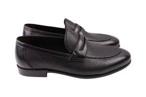 Туфли мужские Lido Marinozzi черные натуральная кожа 342-24LTP 42