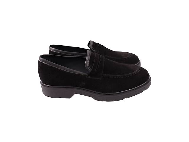 Туфли мужские Vadrus черные натуральная замша 531-24DTC 39