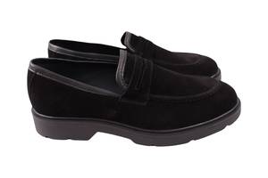 Туфли мужские Vadrus черные натуральная замша 531-24DTC 44
