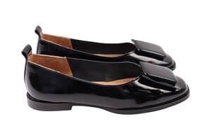 Туфли женские AQUAMARIN черные натуральная лаковая кожа 2544-24DTB 36