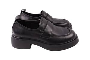 Туфли женские Melanda черные натуральная кожа 219-23DTC 41