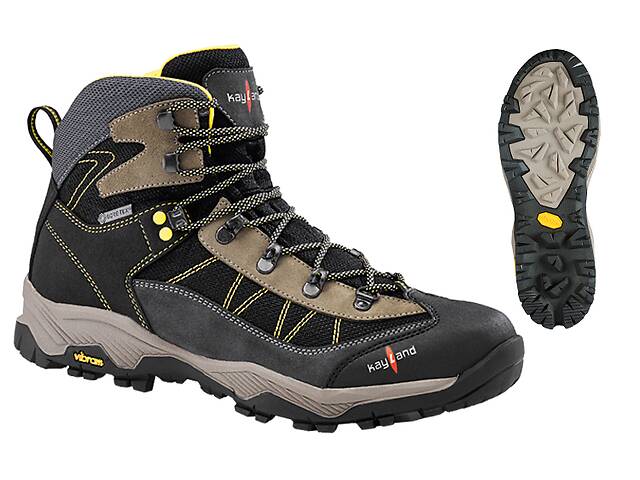 Туристичні черевики Kayland Taiga GTX Чорний/Коричневий (KAY-01801-9065-42)