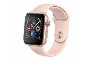 Умные смарт часы Smart Watch IWO T500 + Plus HiWatch 7 Розовые