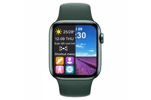 Розумний смарт годинник Smart Watch T500PLUS-PRO 1,75' SIRI/Google помічник Green