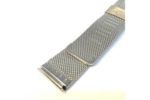 Универсальный ремешок браслет для часов KMITX металлический серебристый