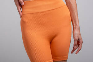 Велошорты женские 340609 р.M Fashion Оранжевый
