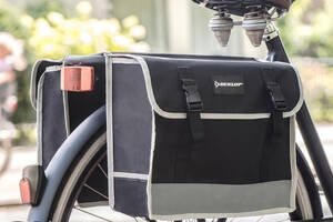 Велосипедная сумка на багажник, велосумка 26L Dunlop черная