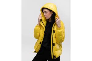 Весенняя куртка со съемным капюшоном indigo.limited N 048TH Желтый L