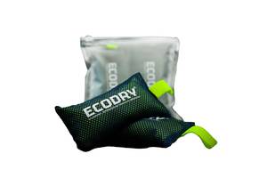 Влагопоглощающие мешочки дезодоранты ECODRY LIME 2 шт Черный/Лайм/Темно-Серый