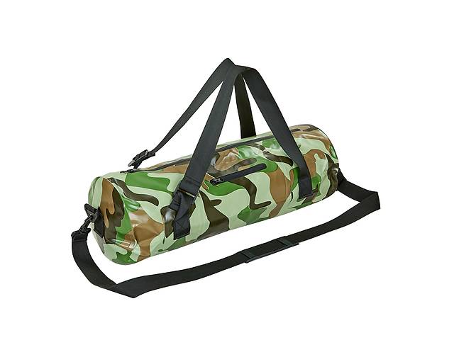 Водонепроницаемая сумка с плечевым ремнем 10л SP-Sport TY-0379-10 Камуфляж зеленый