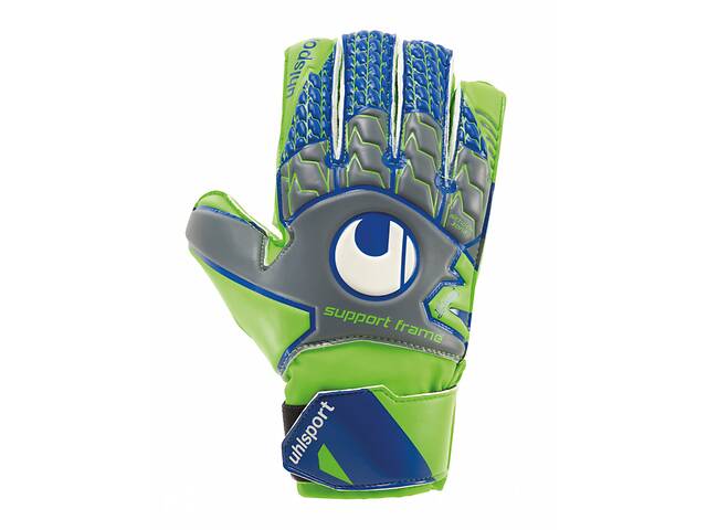 Вратарские перчатки Uhlsport Tensiongreen Soft SF Junior Size 7 Green/Blue