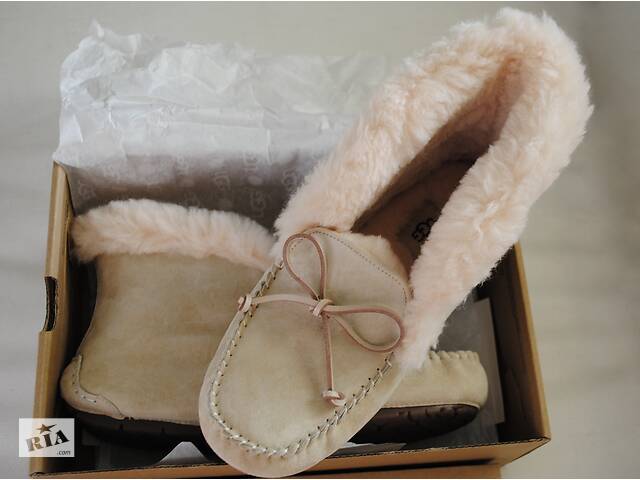 Високі нові мокасини УГГ UGG Alena Sand Original бежеві/пісок