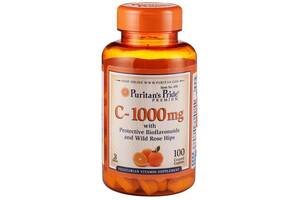 Витамин C Puritan's Pride Vitamin C-1000 mg with Bioflavonoids & Rose Hips 100 Caplets