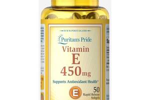 Витамин E Puritan's Pride Vitamin E 1000 IU 50 Softgels