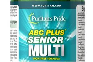Витаминно-минеральный комплекс Puritan's Pride ABC Plus Senior Multivitamin 60 Caplets