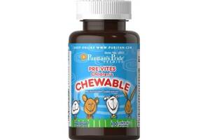 Витаминно-минеральный комплекс Puritan's Pride Pre-Vites Childrens Multivitamin 100 Chewable Tabs