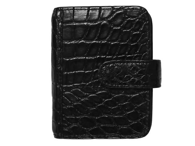 Визитница из кожи крокодила Ekzotic Leather Черный (crc01)