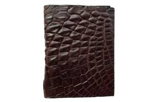 Визитница из кожи крокодила Ekzotic Leather Коричневая (cch01)