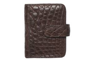 Визитница из кожи крокодила Ekzotic Leather Коричневый (crc01_1)