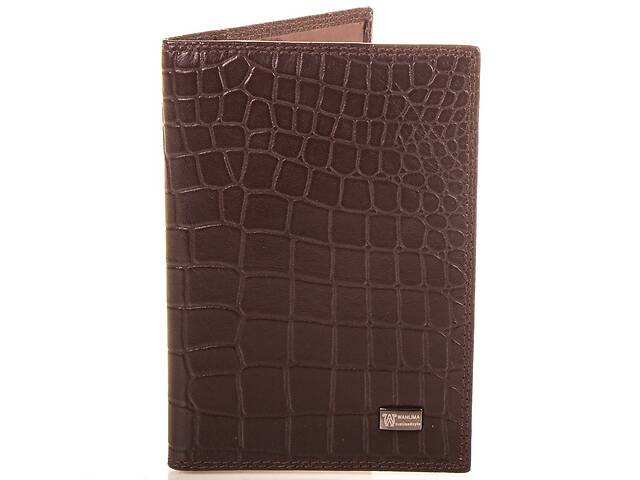 Wanlima Кожаная мужская обложка для паспорта WANLIMA W620437901491-brown