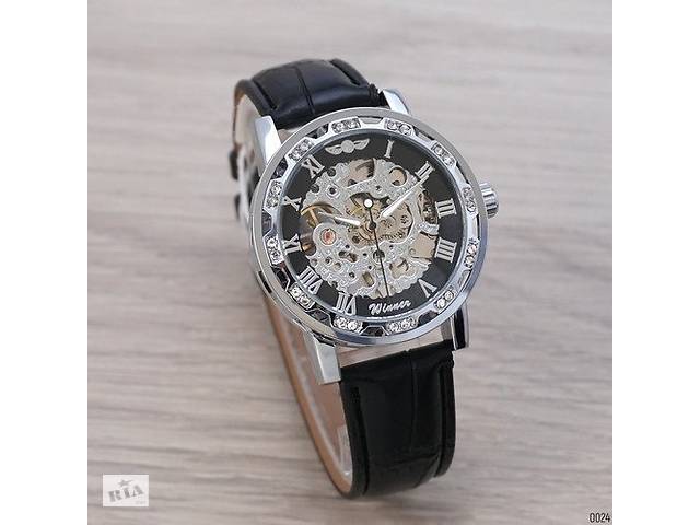 Winner 8012C Diamonds Automatic Black-Silver