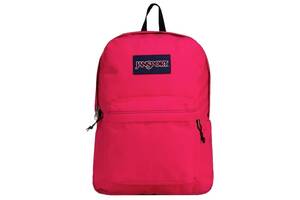 Яркий городской рюкзак 25L Jansport Superbreak малиновый