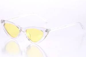Имиджевые очки SunGlasses 28001lime Прозрачный (o4ki-10331)
