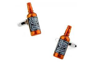 Запонки Bow Tie House в форме бутылки Jack Daniels whisky 10015 1,5х2х2 см