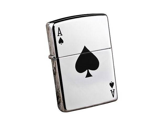 Запальничка Zippo LUCKY ACE 24011 сріблястий