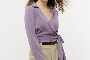 Женская блуза L сиреневый Miss Selens ЦБ-00227851