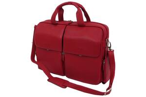 Женская деловая сумка портфель из натуральной кожи Sheff Красный (S5005.24)