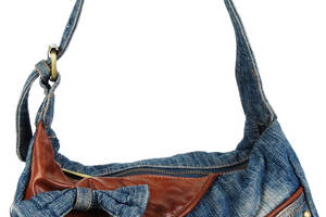 Женская джинсовая сумка Fashion jeans bag синяя